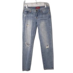 LUCKY BRAND Sienna Cigarette Distressed Denim Jeans Womens Size 0/25